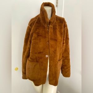 Reversible teddy Car Coat
